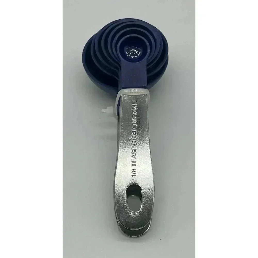 Cook With Color 12 PC‎ Measuring Cups Set Assorted Sizes Blue New - Picture 6 of 9